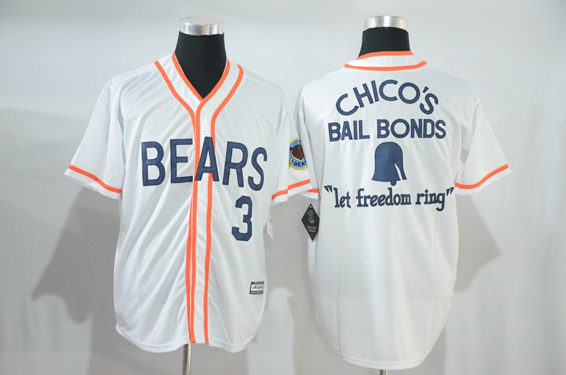 2017 MLB Chicago Cubs #3 white jerseys->->MLB Jersey